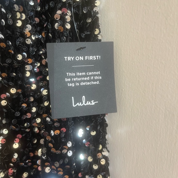 Regal Silver Sequin Velvet Maxi Dress! Never been worn. - Picture 8 of 12